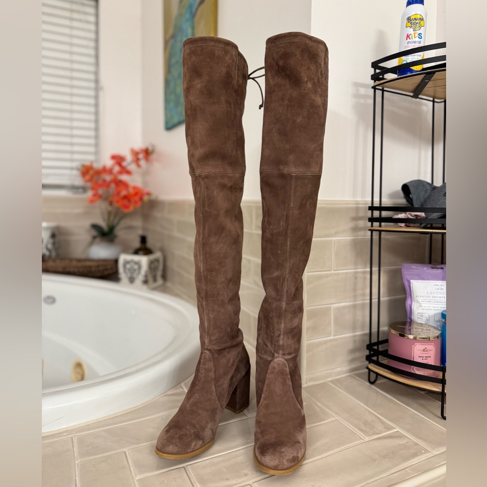 Authentic STUART WEITZMAN Tieland OverTheKnee Boo… - image 1
